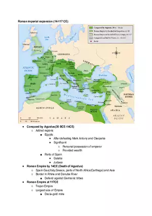 Roman Imperial Expansion (14-117 CE)