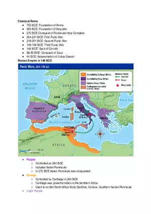 Roman Empire in 146 BCE