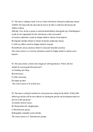 HESI EXIT V4 160 Questions and Answers Part 5