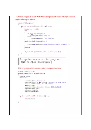 Java manual - Java Practicals Part 2