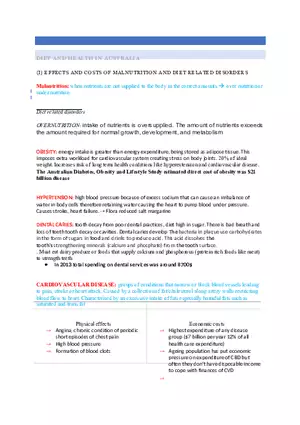 Contemporary Nutrition Issues Notes