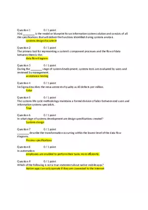 Systems Analysis Test