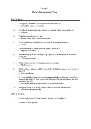 Real Estate Chapters 5-7