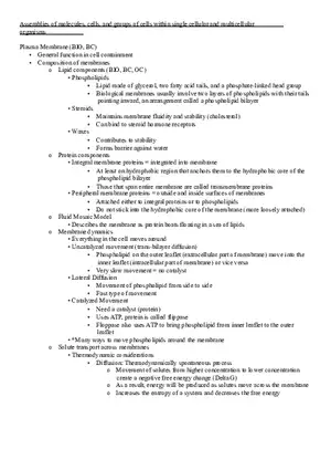 Assemblies of Molecules Cells and Groups