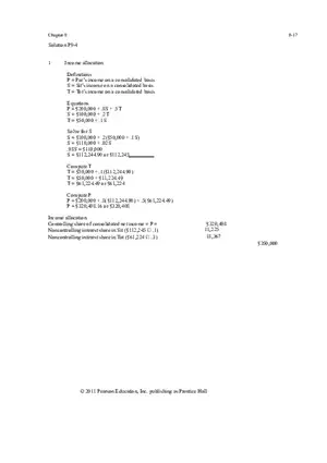Indirect and Mutual Holdings Answers 1