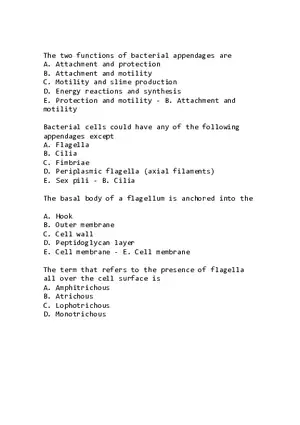 Microbiology Exam 1 Given at Midterm with Answers