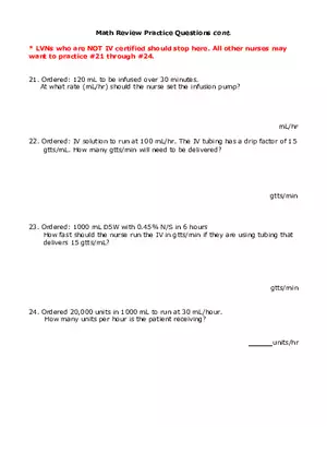 Metric System Calculations For Nursing Part 2
