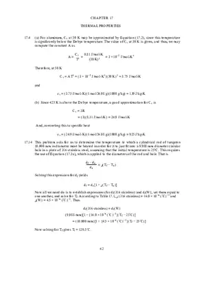 Fundamentals of Materials Science and Engineering Solutions Ch 17-20