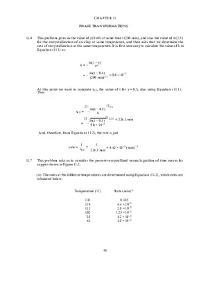 Fundamentals of Materials Science and Engineering Solutions Ch 11-12