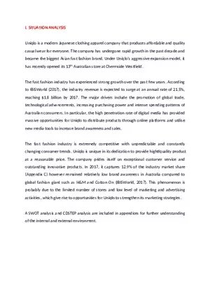 Uniqlo Marketing Plan