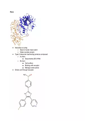 Ricin Study Notes