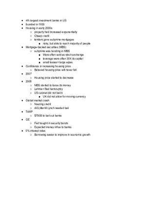 Crisis 2009 Economic Notes