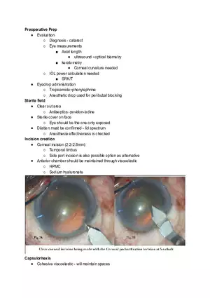 Preoperative Prep Cheat Sheet
