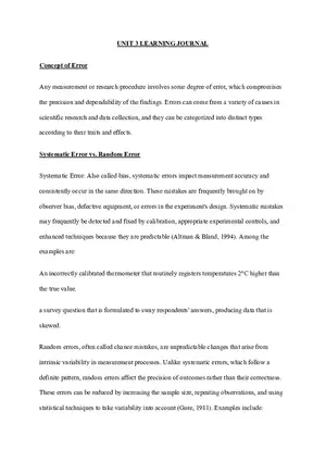 UNIT 3: Learning Journal