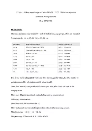 UNIT 2: Written Assignment