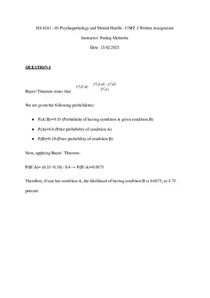 UNIT 3: Written Assignment