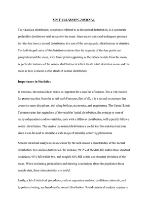 UNIT 4: Learning Journal