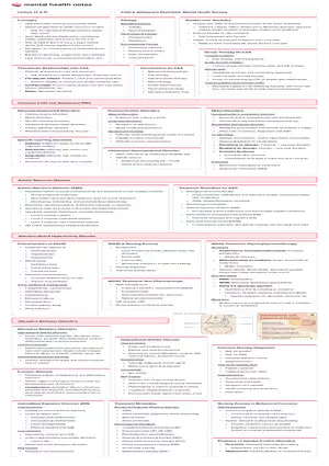 Lecture 11: Child & Adolescent Psychiatric Mental Health Nursing
