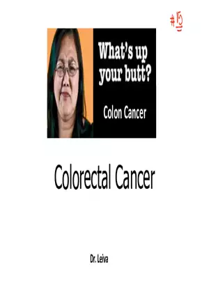 Colorectal Cancer Learning Materials