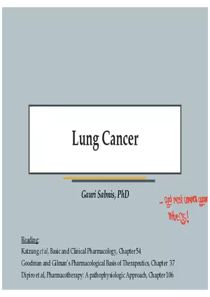 Lung Cancer Presentation
