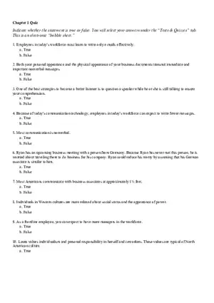 Strategic Management Chapter 1 (30 Questions)