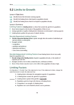 5.2 Limits to Growth