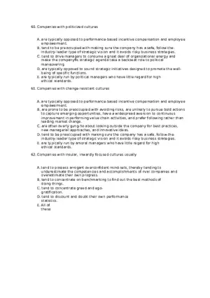 Superior Strategy Execution-Another Path to Competitive Advantage Assignment 3