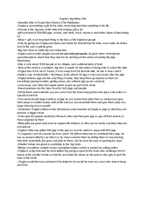 Ongka's Big Moka Film