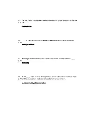 Understanding Ethics Answer Key Part 5