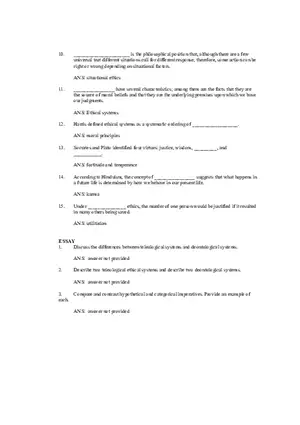 Understanding Ethics Answer Key Part 8