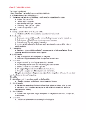 Chapter 34 Pediatric Emergencies