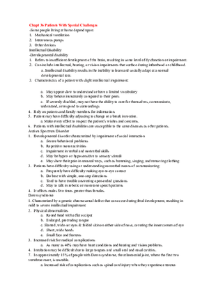 Chapter 36 Patients With Special Challenges