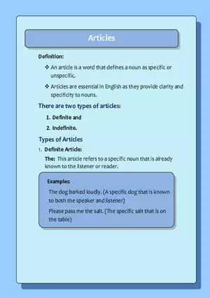 Articles in English