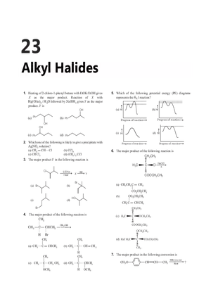 23 Alkyl Halides