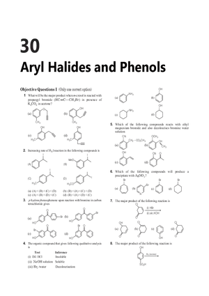 30 Aryl Halides and Phenols
