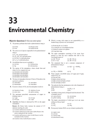 33 Environmental Chemistry