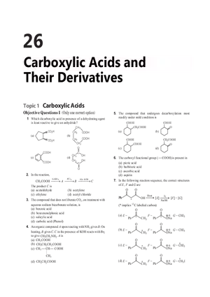 26 Carboxylic Acids and Their Derivatives