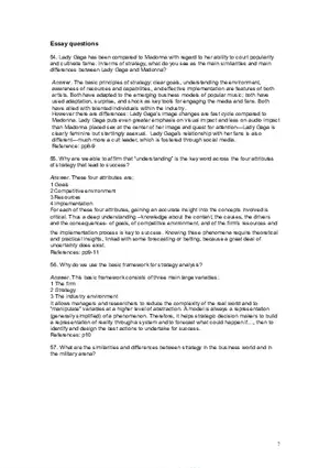 Chapter 1 The Concept of Strategy Essay