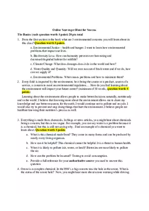 Bio Scavenger Hunt for Success