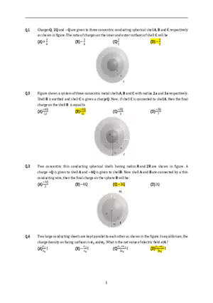 Concentric Metal Shells Answers