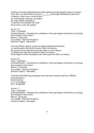 Chapter 01 Understanding Sociology Answers 2