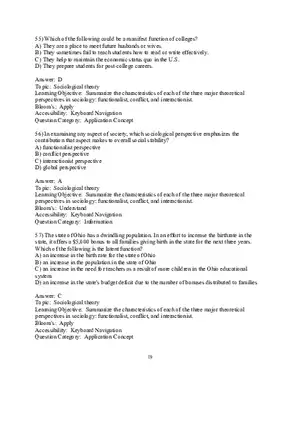 Chapter 01 Understanding Sociology Answers 3