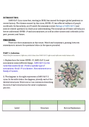 Biology of SARS-Cov-2
