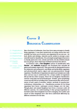 Chapter 2 Biological Classification
