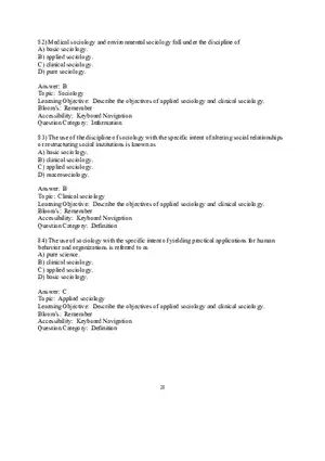 Chapter 01 Understanding Sociology Answers 4