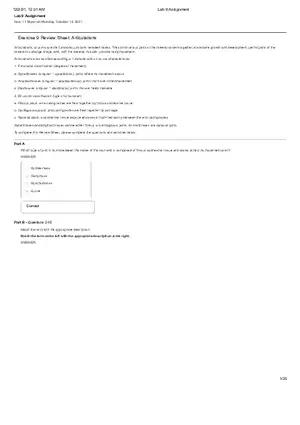 Anatomy Lab 9 Assignment