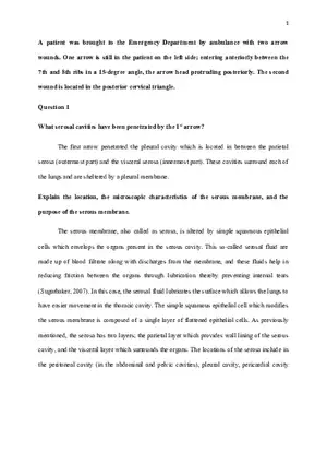 A Patient is Brought to the Emergency Department