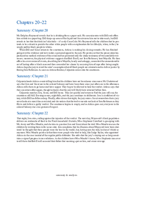 To Kill a Mockingbird Summary & Analysis Ch. 20-22