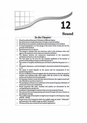Chapter 12 Sound