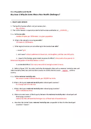 Chapter 2 Population and Health